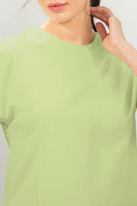 Essential Crop Top - Shadow Lime thumbnail 4