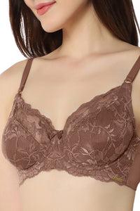 Luxe Support Non-Padded Wired Bra  - Nutmeg thumbnail 4