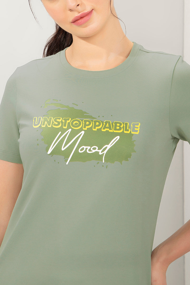 Essential Printed Tee - Unstoppable Print