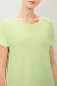Flaunt Relaxed Tee  - Shadow Lime thumbnail 4