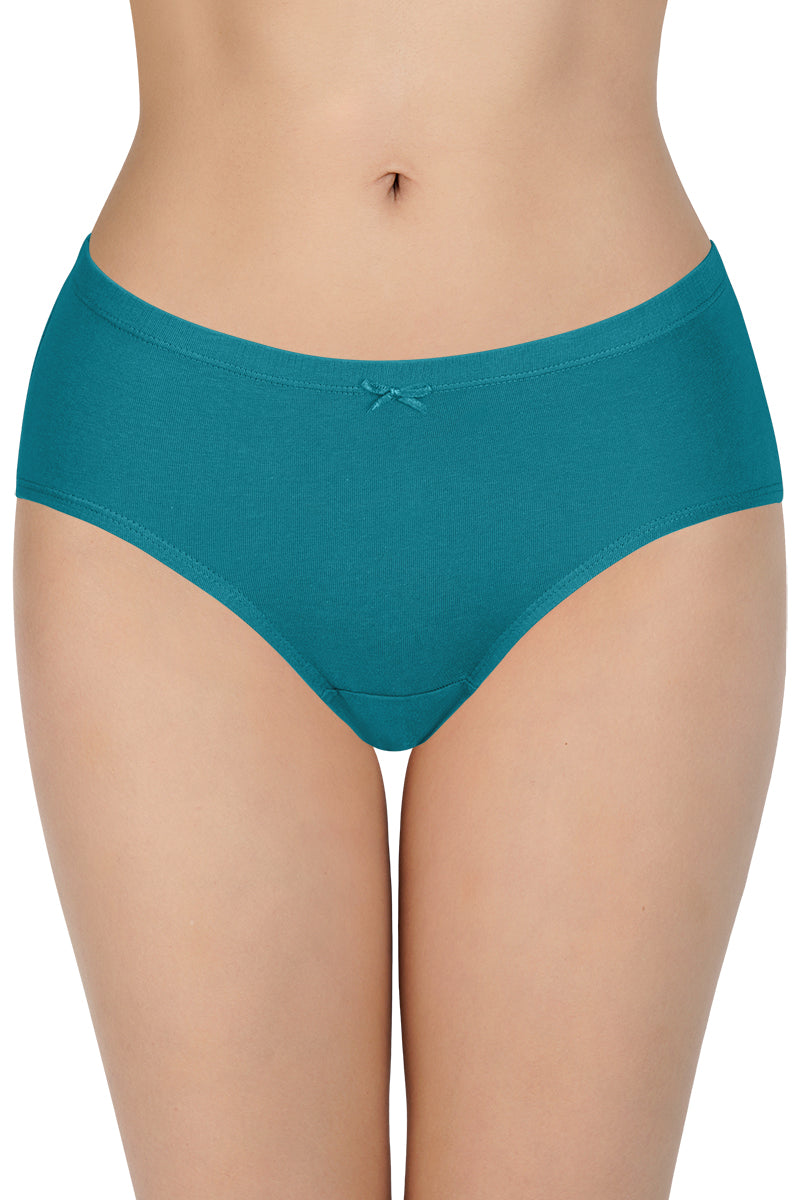 Insert Elastic Waistband Hipster Solid Assorted Panty (Pack of 3 Colors & Prints May Vary)