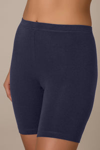 Smooth Mid-thigh Cotton Shortie Liner - Midnight thumbnail 4