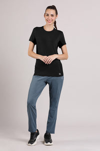 Flaunt Workout Tee - Black thumbnail 4