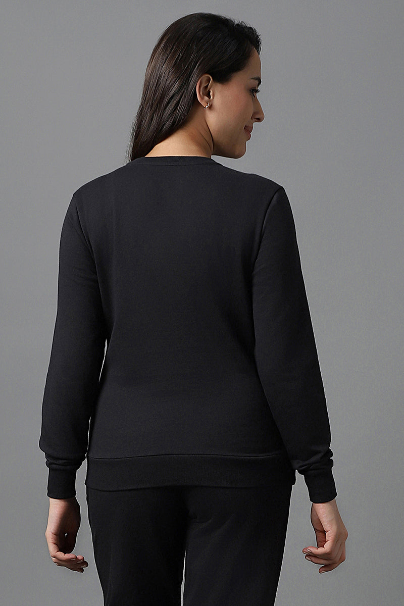 Essential Fleece Sweatshirt - Black
