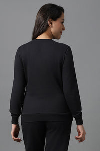 Essential Fleece Sweatshirt - Black thumbnail 3