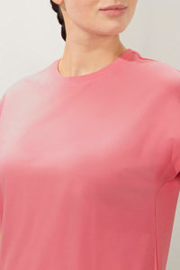 Essential Crop Top - Flamingo Plume thumbnail 4