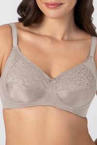 Saree Shaper Non-Padded Non-Wired Bra - Mushroom thumbnail 4