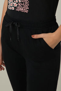 Full Length PJ Bottom - Black thumbnail 4