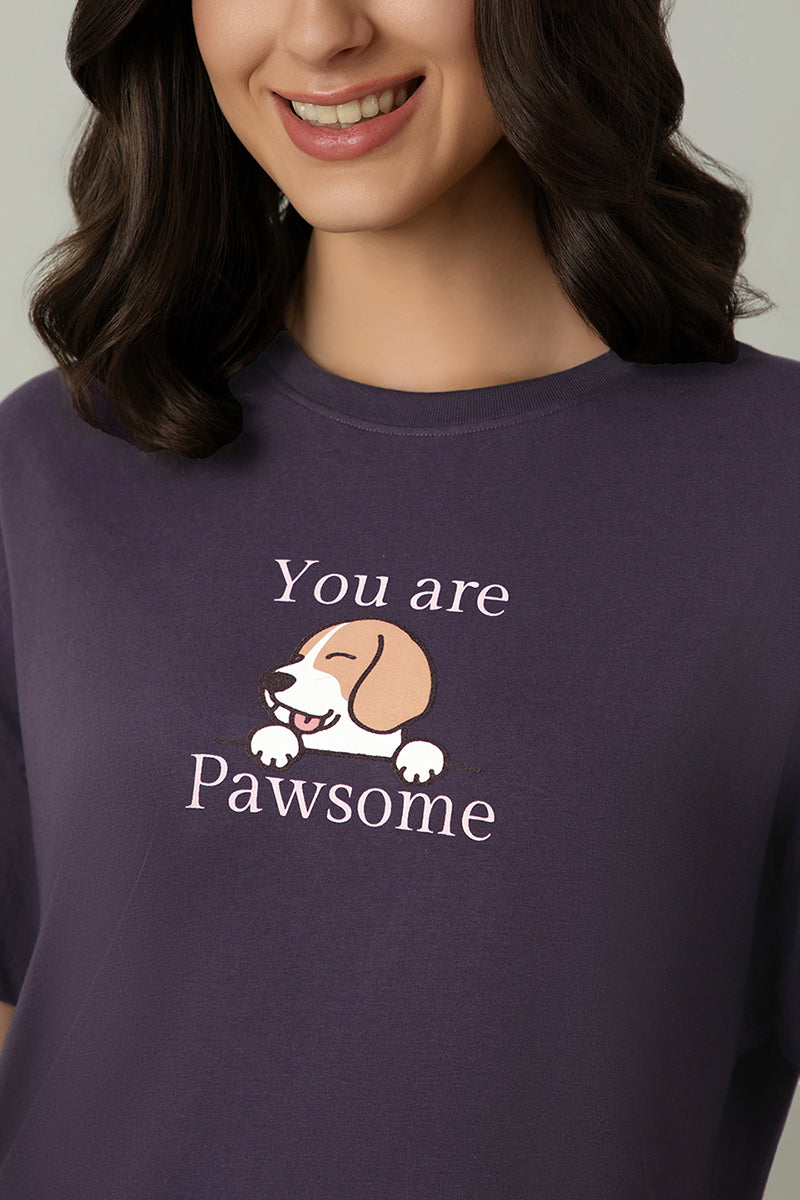 Sleep Joggers Set - Puppy Love Print