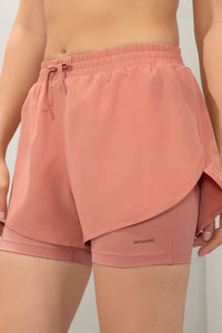 Energize High Rise Active Shorts - Brick Dust thumbnail 4