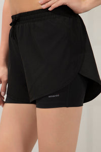 Energize High Rise Active Shorts - Black thumbnail 4