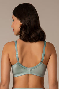 Elegant Support Non-Padded & Non-Wired Bra - Seafoam thumbnail 3