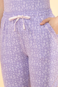 Sleep Shorts - Lilac Ditsy Print thumbnail 4