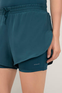 Energize High Rise Active Shorts - Reflecting Pond thumbnail 4