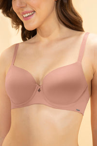 Effortless Bliss Padded Wired Bra - Cafe Creme thumbnail 4