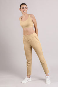 Elements Cotton Lined Low Impact Sports Bra - Irish Cream thumbnail 4