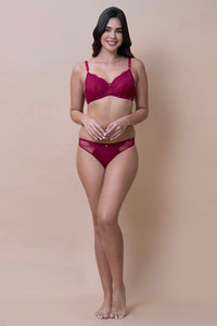 Amore Non-Padded Wired Bra - Anemone thumbnail 5