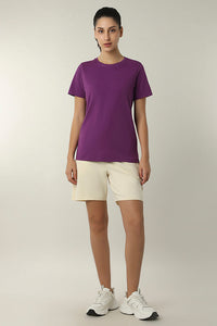 Essential Printed Tee - Imperial Purple thumbnail 5