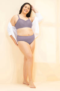 Contoured Comfort Non-Padded Non-Wired Support Bra - Nirvana thumbnail 5