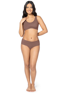 Invisi Ease Padded Non-Wired Slip-On Bra - Nutmeg thumbnail 5