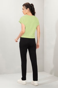 Essential Crop Top - Shadow Lime thumbnail 5