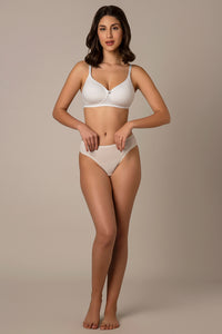All Day Smooth Comfort Padded & Non-wired Bra - White thumbnail 5