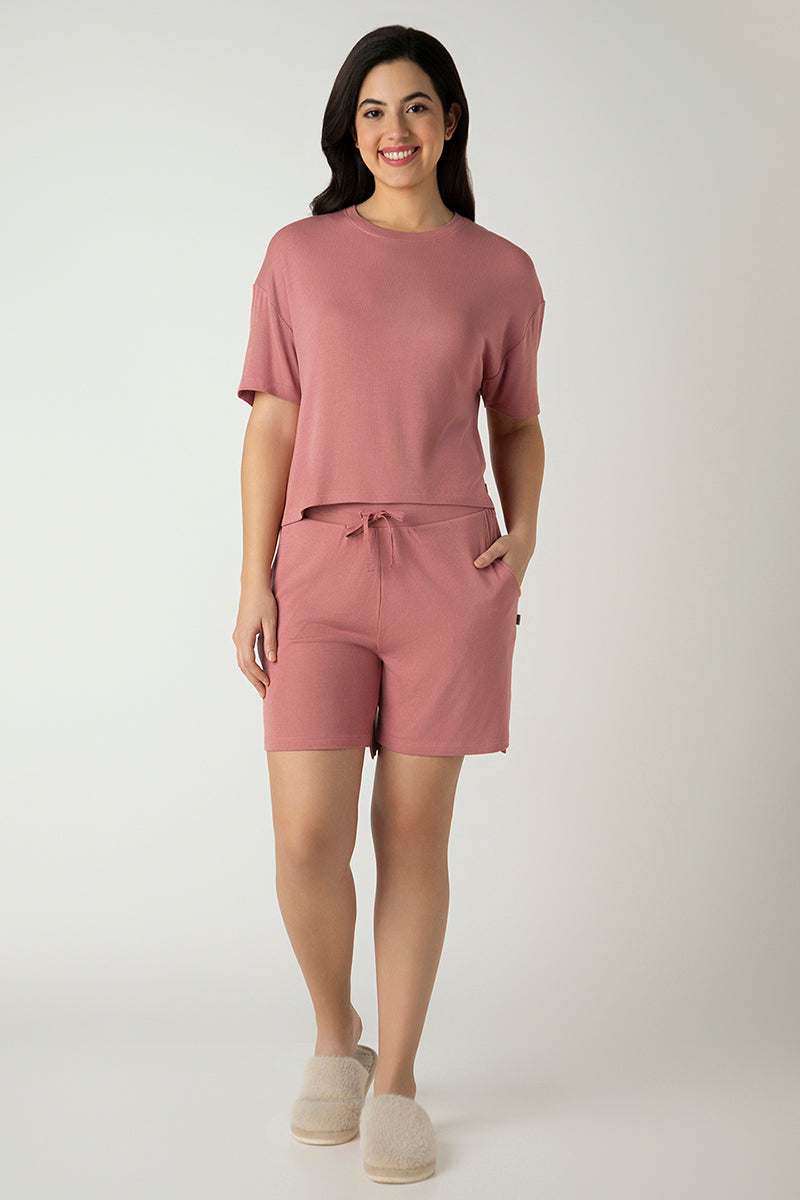 Serene Dream Shorts - Old Rose - Image 5 of 6