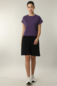 Essential Crop Top - Navy Cosmos thumbnail 5