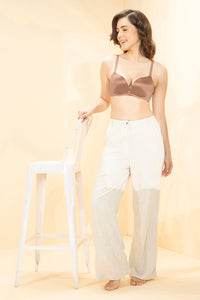 Elevate Curves Padded Non-Wired Push-up Bra - Macaroon thumbnail 5