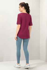 Elements Long Length Tee - Beaujolais thumbnail 6