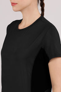 Flaunt Workout Tee - Black thumbnail 5