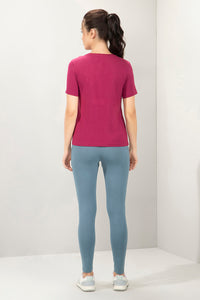 Essential V-Neck Printed Tee - Embrace Print thumbnail 5