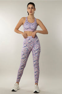 Energize Medium Impact Racerback Sports Bra - Digital Floral Print thumbnail 5