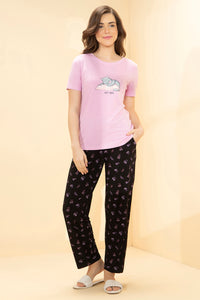 Lounge Pants - Orchid Floral Print thumbnail 5
