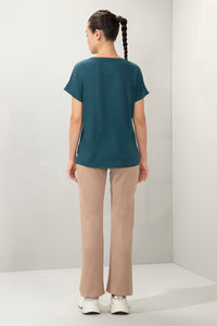 Flaunt Relaxed Tee  - Reflecting Pond thumbnail 5