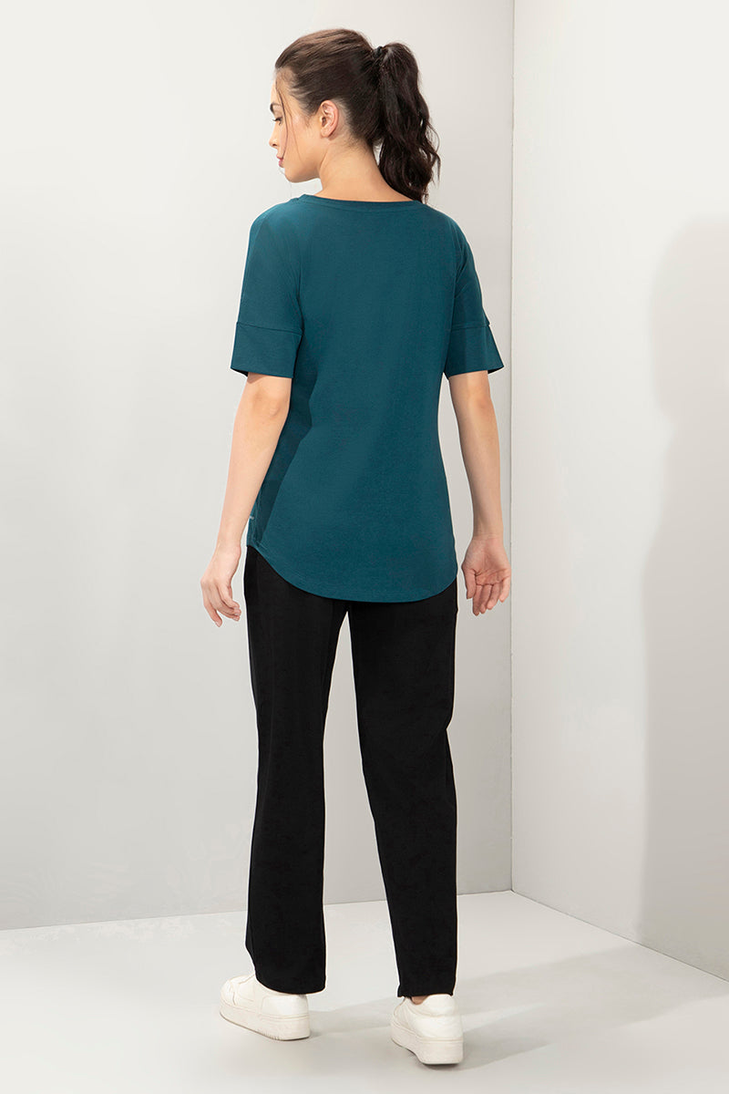 Elements Long Length Tee - Reflecting Pond