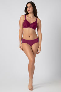 Saree Shaper Non-Padded Non-Wired Bra - Crush Grape thumbnail 5