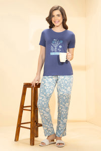 Scoop Neck Sleep Tee - Plant Kindness Print thumbnail 5