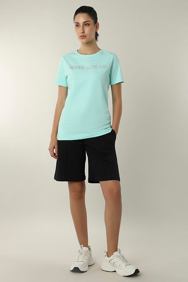 Essential Printed Tee - Blue Tint - Image 5 of 5