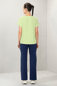 Flaunt Relaxed Tee  - Shadow Lime thumbnail 5