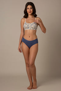 Daily Support Non Padded Non-Wired Cotton Bra - Floral Print thumbnail 5