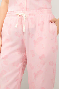Half-Sleeves Sleep PJ Set - Prism Pink Floral Print thumbnail 4