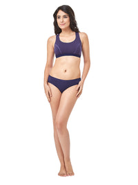 every de Lounge Essentials Non-Padded Non-Wired Full Cover Slip-on Bra - Eclipse thumbnail 5