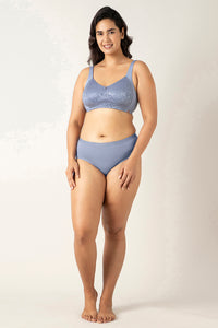 Mystic Poise Non-padded Non-wired Minimizer Bra - Tempest thumbnail 5