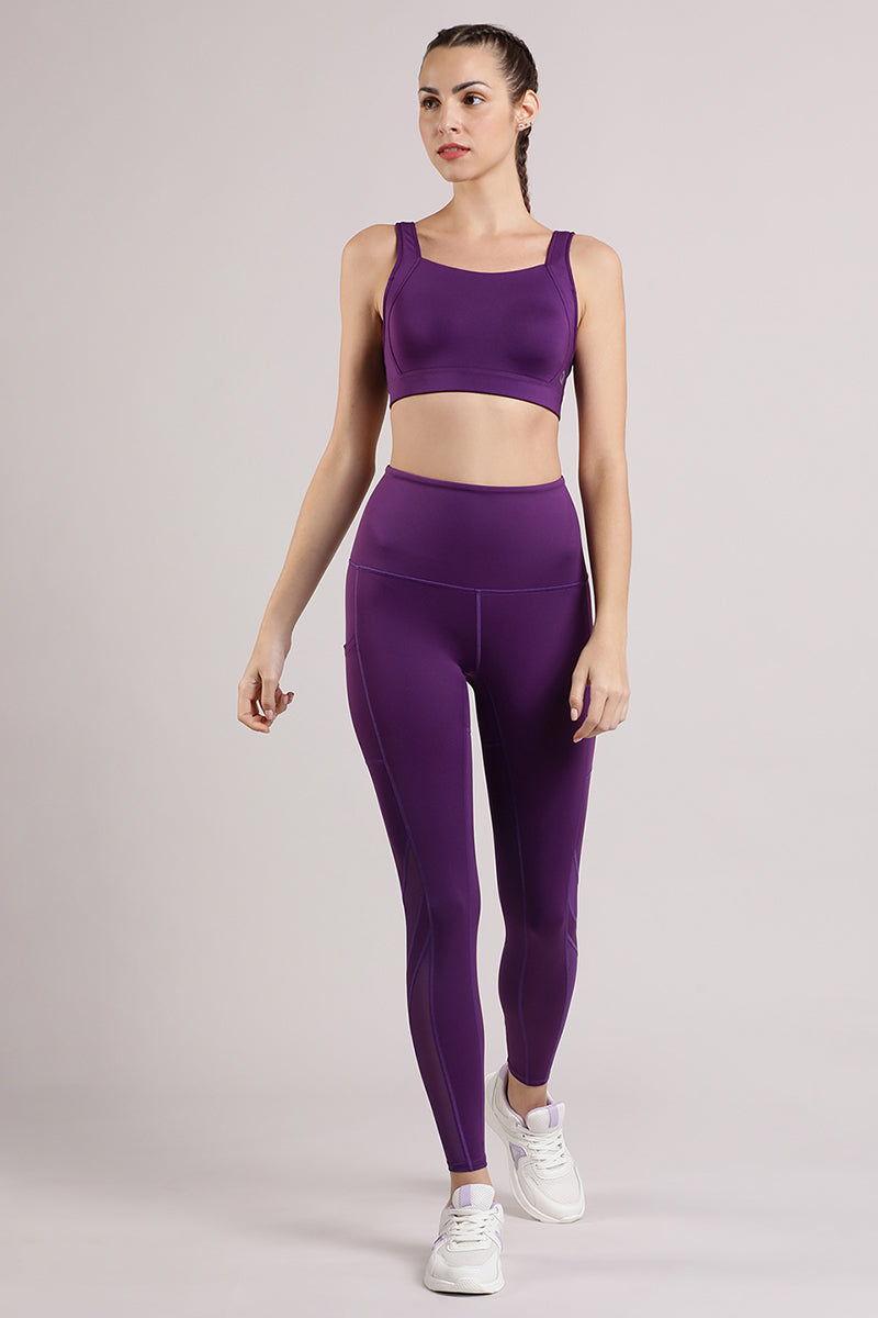 Energize Active High Impact Sports Bra - Imperial Purple