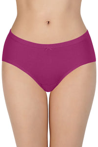 Insert Elastic Waistband Hipster Solid Assorted Panty (Pack of 3 Colors & Prints May Vary) thumbnail 5