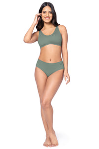 Invisi Ease Padded Non-Wired Slip-On Bra - Lily Pad thumbnail 5