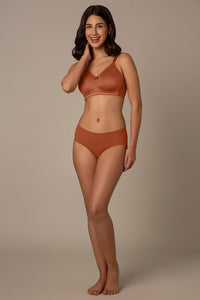 Smooth Minimizer Non-padded & Non-wired Bra - Chutney thumbnail 5