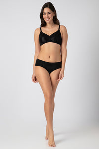 Saree Shaper Non-Padded Non-Wired Bra - Black thumbnail 5