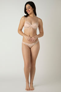 Demure Padded Non-Wired Demi Bra - Delicate Bloom Print thumbnail 5